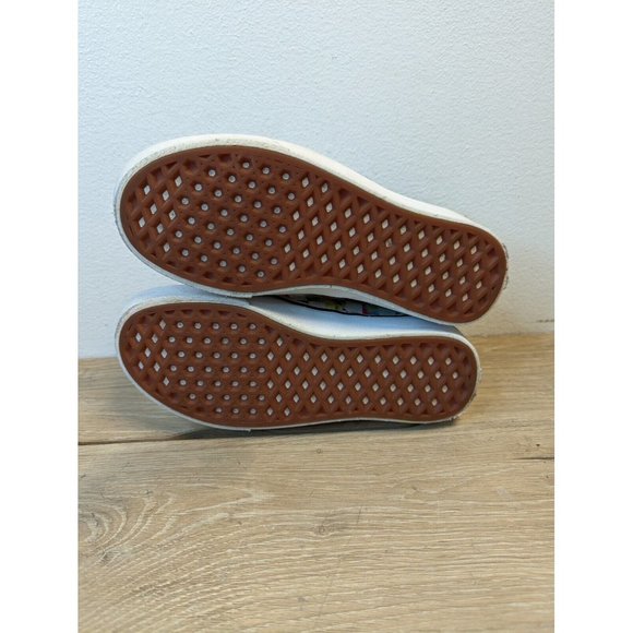 Vans Women’s Shoes Size 5.5 Rainbow Checkered Old Skool Lace Up Off The Wall - Picture 8 of 9